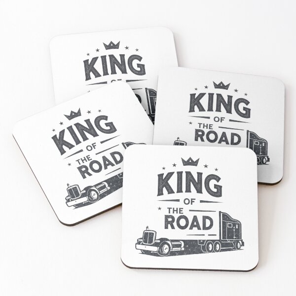 Item preview, King of the Road Truck Driver Shirt – Funny Trucker Gift for Men designed and sold by belka620.