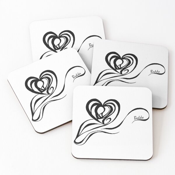 Item preview, Love Heart Collection 1 - Black on White designed and sold by EthaArch.