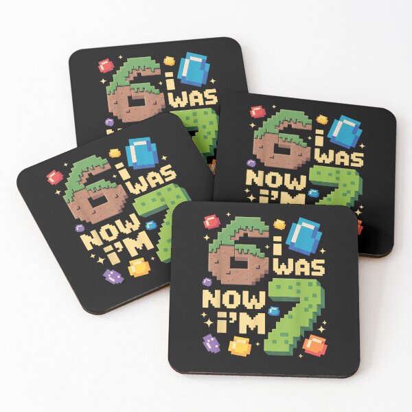 Item preview, Retro I was 6 Now I'm 7 Birthday Gift for Boys Kid Cute designed and sold by Juansustait.