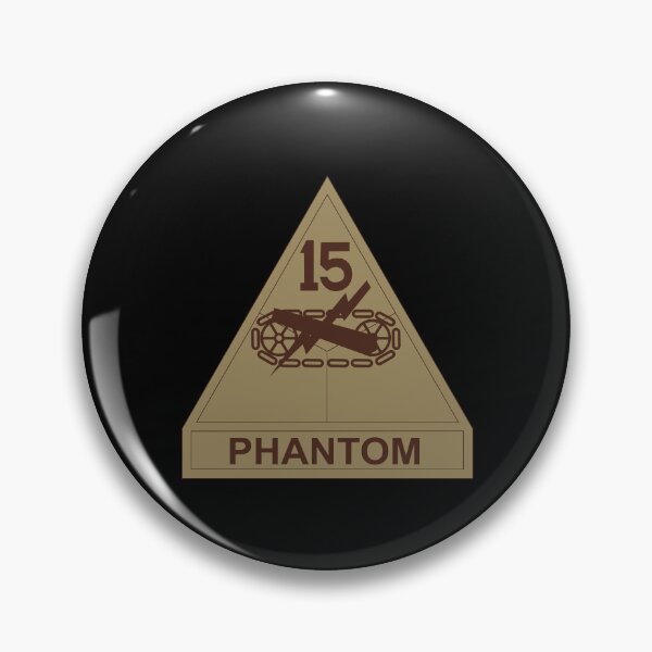 Item preview, Army - SSI - 15th Armored Division w Name Tape - Subdued Desert X 300 designed and sold by Military Insignia Products.