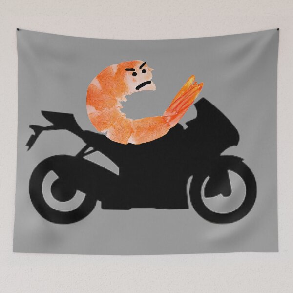 Item preview, Angry Shrimp Motorist designed and sold by Shrimps 4 Life.