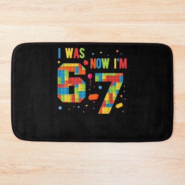 Item preview, Meme Six Seven Boys Building Birthday I was 6 Now I'm 7  designed and sold by Juansustait.