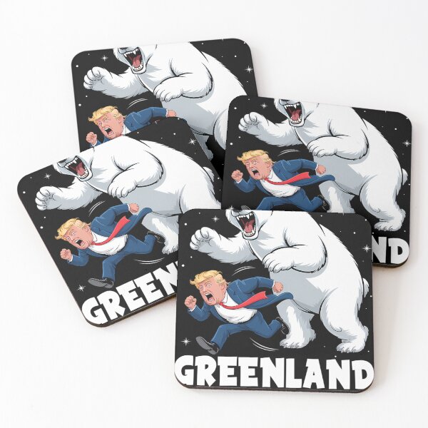 Item preview, Hands Off Greenland Flag Greenland Funny designed and sold by IamDeebee.