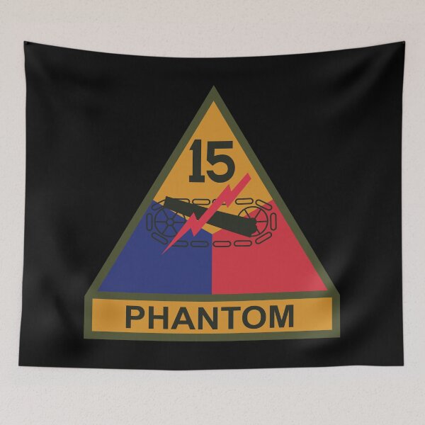 Item preview, Army - SSI - 15th Armored Division w Name Tape X 300 designed and sold by Military Insignia Products.