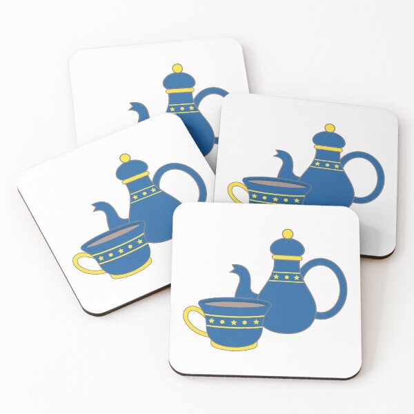 Item preview, Cute Ramadan Tea Set and Teacup with Golden Star Pattern designed and sold by nuchz.