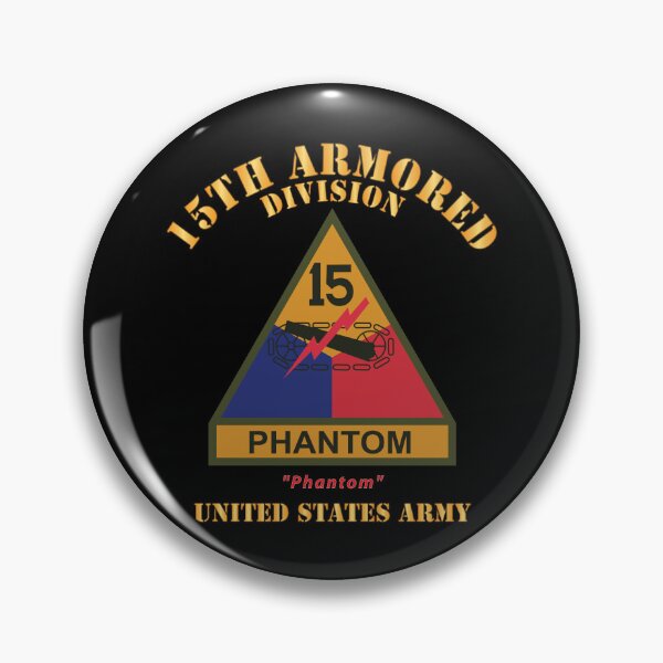Item preview, Army - SSI - 15th Armored Division w Name Tape - Phantom - US Army X 300 designed and sold by Military Insignia Products.