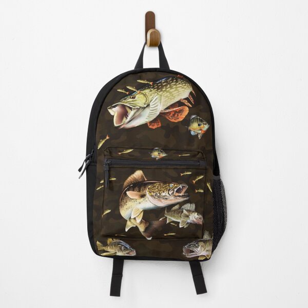 Item preview, Freshwater Predator Fish Illustration – Pike, Walleye & Bluegill Art designed and sold by Color4Nature.
