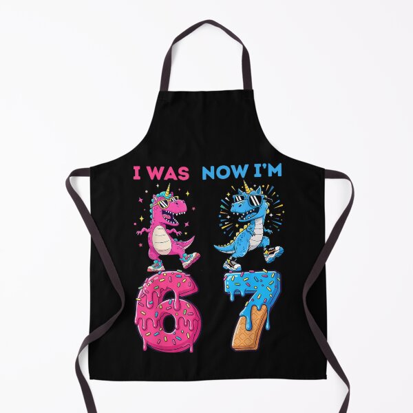 Item preview, I was 6 Now I'm 7 Birthday for Kids Boys and Girls designed and sold by Juansustait.