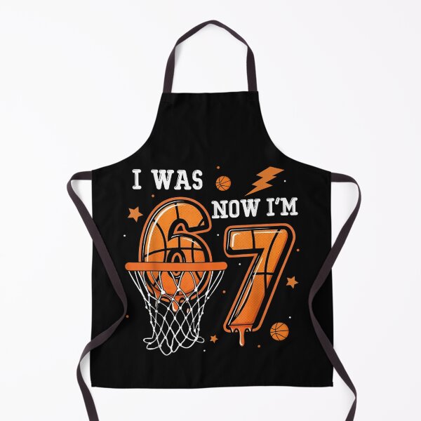 Item preview, I was 6 Now I'm 7 Birthday Boy Basketball Funny 6 7 Meme Kid designed and sold by Juansustait.