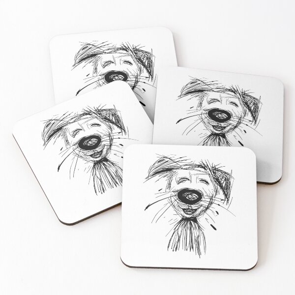 Item preview, Dog Abstract Art Portrait Drawing Whimsical Dog Lover Gift  designed and sold by FrankIsabel.