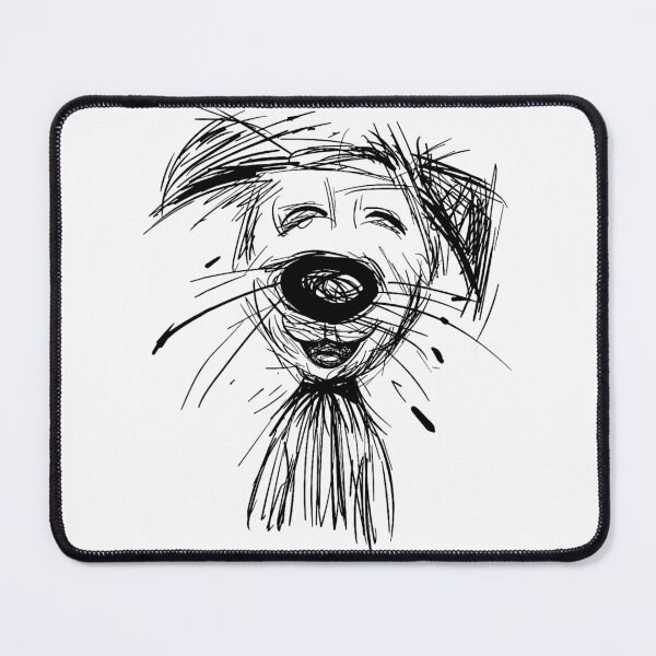Item preview, Dog Abstract Art Portrait Drawing Whimsical Dog Lover Gift designed and sold by FrankIsabel.