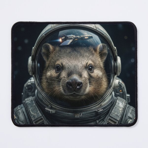Item preview, Wombat Astronaut designed and sold by Tridentulus.