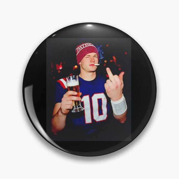 Item preview, Drake Maye Smoking middle finger designed and sold by SheriPeroni.