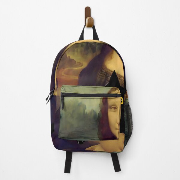 Item preview, Mona Lisa with cute black cat designed and sold by outdoorwayys.