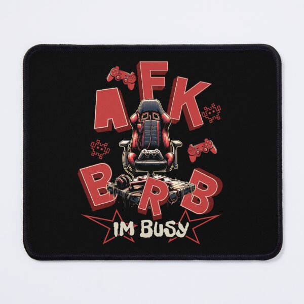 Item preview, AFK BRB IM BUSY - Funny Gamer Gaming Chair Design designed and sold by GenZFashion000.