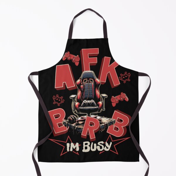 Item preview, AFK BRB IM BUSY - Funny Gamer Gaming Chair Design designed and sold by GenZFashion000.