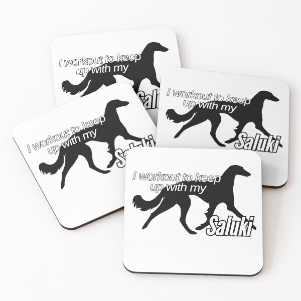 Item preview, I workout to keep up with my Saluki designed and sold by Adventuring Borders.