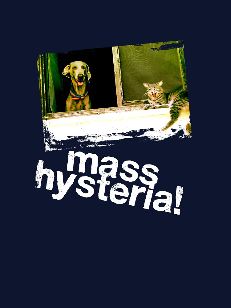 Thumbnail 7 of 7, Classic T-Shirt, Dogs and cats living together. Mass hysteria! designed and sold by brianftang.