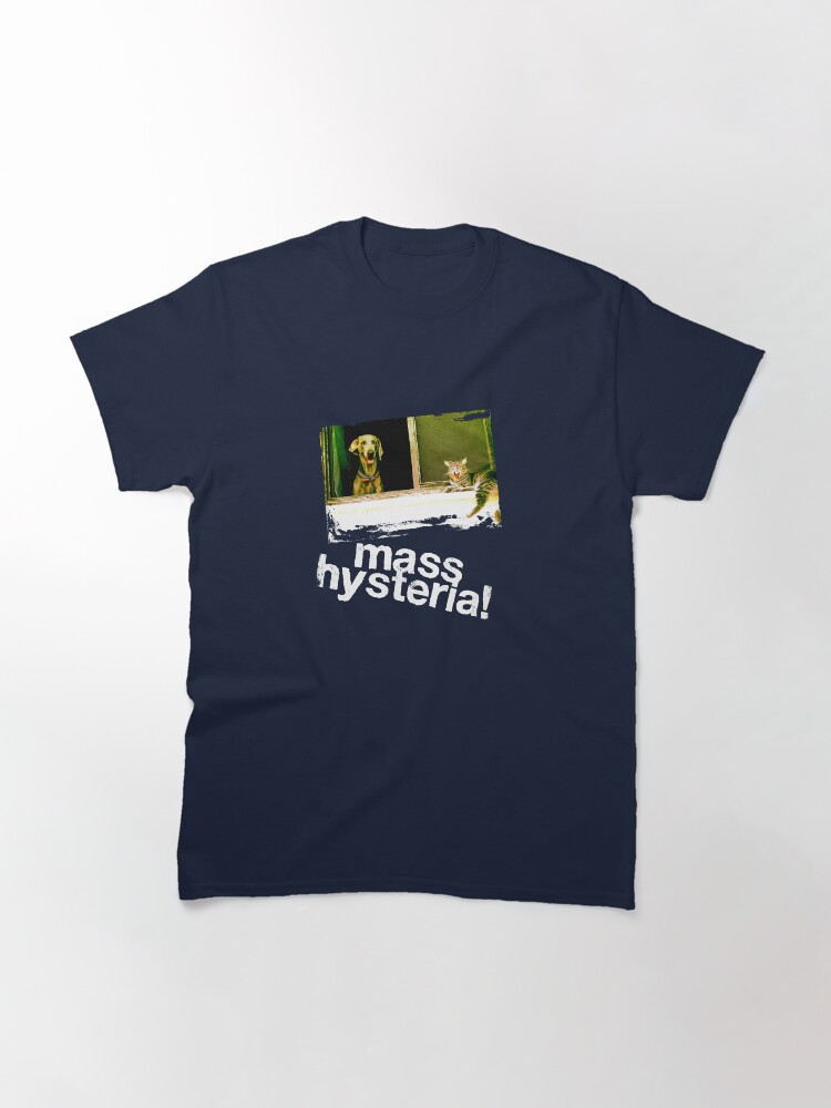 Thumbnail 3 of 7, Classic T-Shirt, Dogs and cats living together. Mass hysteria! designed and sold by brianftang.