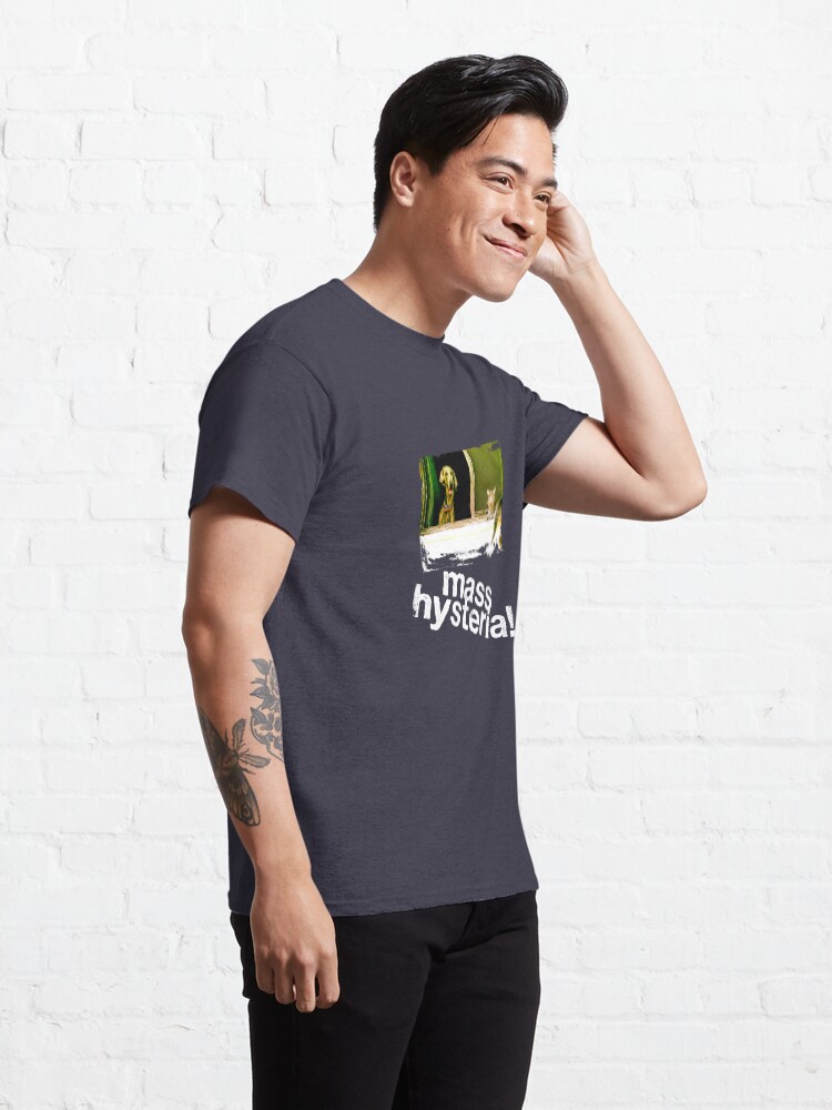 Alternate view of Dogs and cats living together. Mass hysteria! Classic T-Shirt