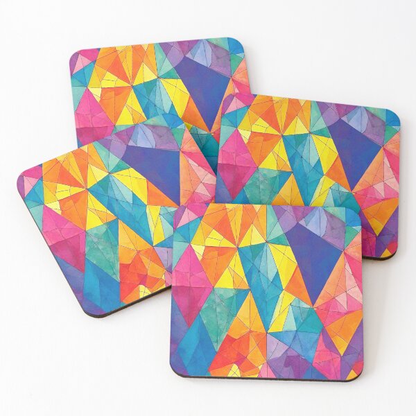 Item preview, Rainbow mix Rhombuses pattern! designed and sold by Giulivo Store Graphic.
