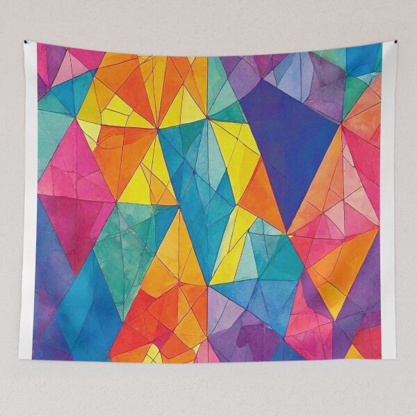 Item preview, Rainbow mix Rhombuses pattern! designed and sold by Giulivo Store Graphic.