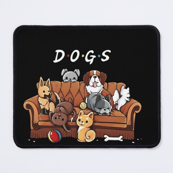 Item preview, D.O.G.S Funny Dogs Friends Parody Couch Group Design designed and sold by haitrieuic96.