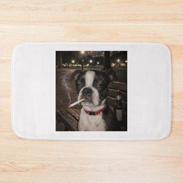 Item preview, Funny Smoking Boston Terrier Dog Meme Gen Z Joke Brainrot designed and sold by FrankIsabel.