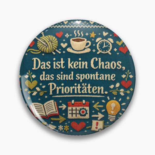 Artikelvorschau, Spontane Prioritäten Statement – Lustiges Chaos Strick Design entworfen und verkauft von Mauswohn.