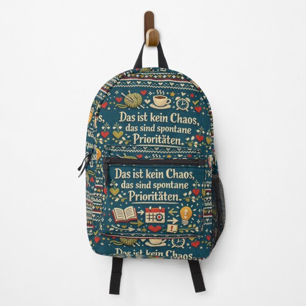 Item preview, Spontaneous Priorities Statement – Fun Chaos Knit Design designed and sold by Mauswohn.