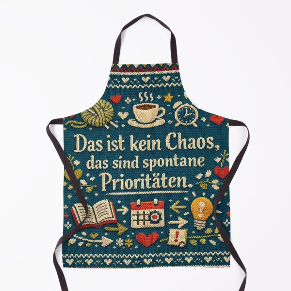 Item preview, Spontaneous Priorities Statement – Fun Chaos Knit Design designed and sold by Mauswohn.