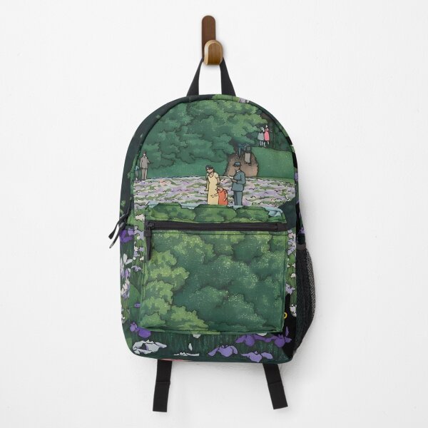 Item preview, Cute black cat in japan flowers garden designed and sold by outdoorwayys.