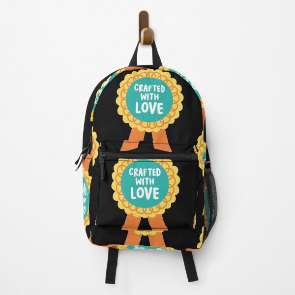 Item preview, CRAFTED WITH LOVE_Knitter Achievement Badge designed and sold by gitaviroza.