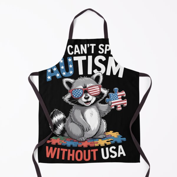 Item preview, Autism USA American Flag Raccoon designed and sold by waislumekinwye.