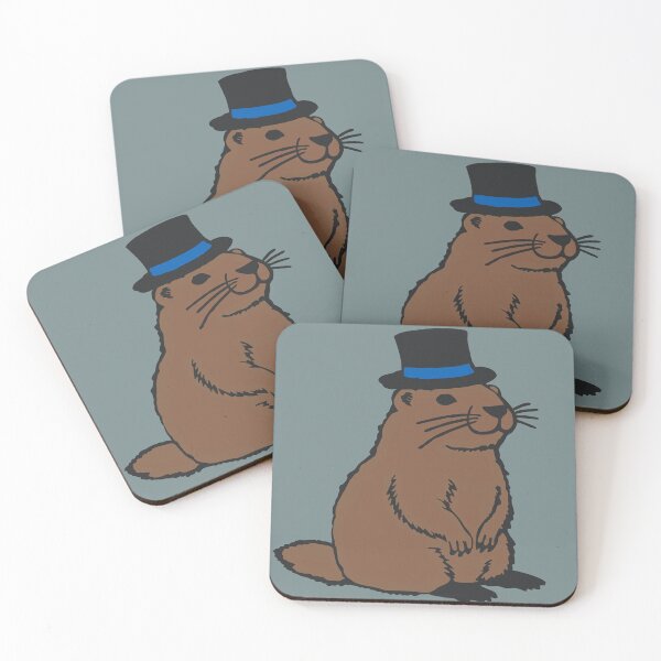 Item preview, Dapper Groundhog in Top Hat – Groundhog Day Gentleman designed and sold by donwillisjrart.
