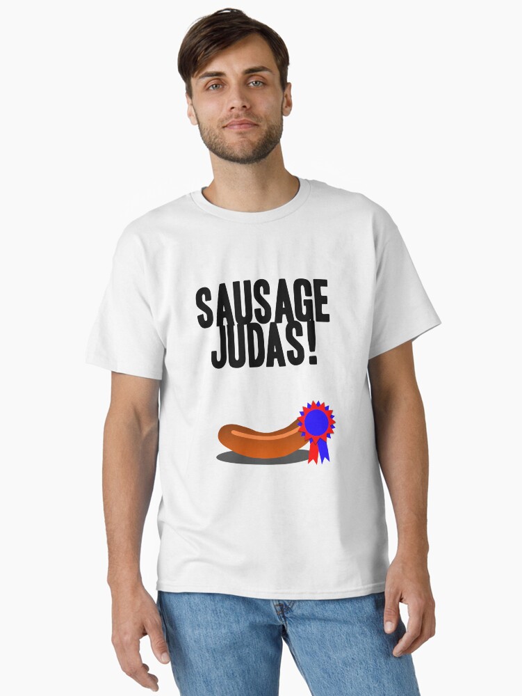 Thumbnail 1 of 7, Classic T-Shirt, Sausage Judas! designed and sold by brianftang.