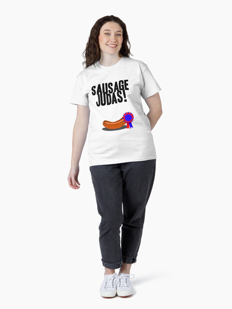 Thumbnail 4 of 7, Classic T-Shirt, Sausage Judas! designed and sold by brianftang.