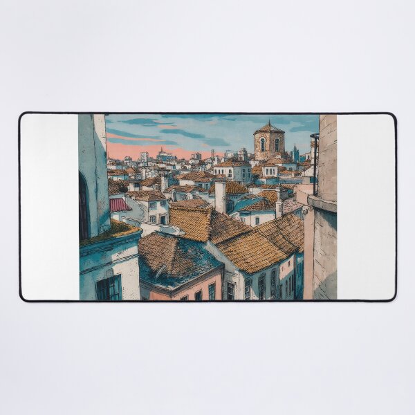 Item preview, Sunset over the old rooftops of Porto designed and sold by CharlieDmg.