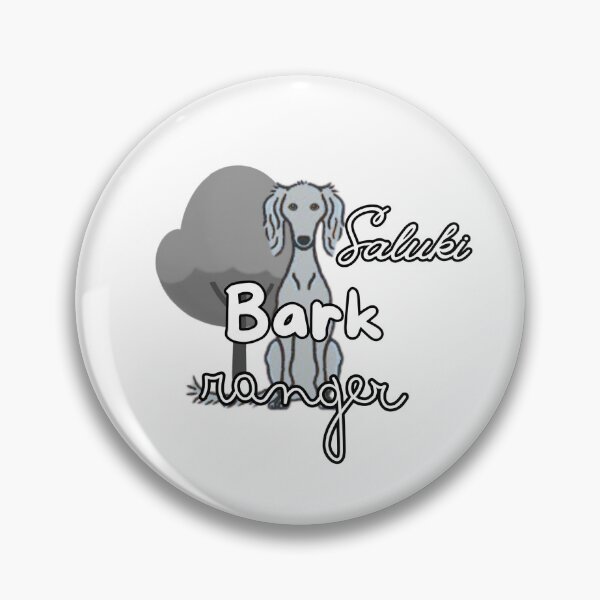 Item preview, Saluki Bark Ranger designed and sold by Adventuring Borders.