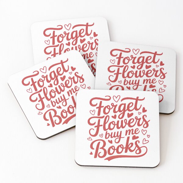Item preview, Book Lover Valentine, Forget Flowers QuoteBook Lover, Bookish Quote Sticker Design, Valentine Bookish ,Trendy Valentine Day,Forget,Flowers Buy Me Books  designed and sold by anchareeya.