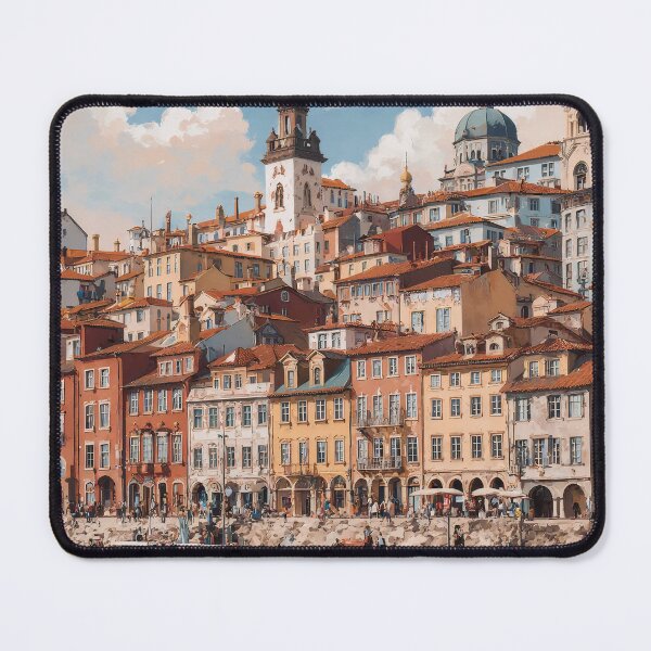 Item preview, Vibrant sunset in the Ribeira of Porto designed and sold by CharlieDmg.