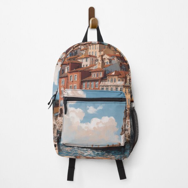Item preview, Vibrant sunset in the Ribeira of Porto designed and sold by CharlieDmg.