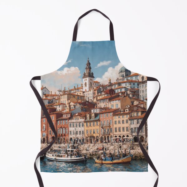 Item preview, Vibrant sunset in the Ribeira of Porto designed and sold by CharlieDmg.
