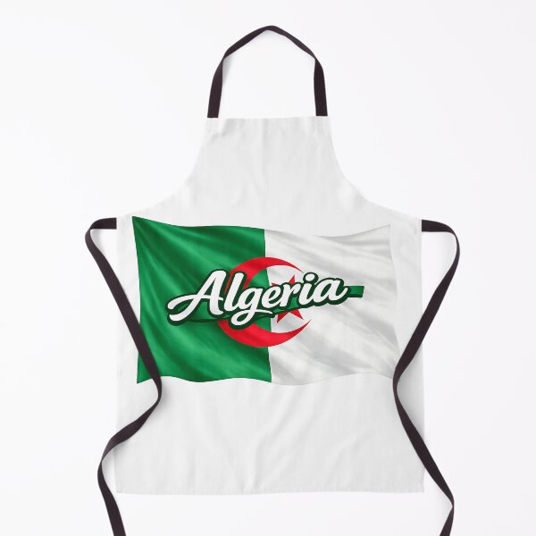 Item preview, Algeria Flag Design – Algerian Pride Script Typography Art designed and sold by GarnerSupplyCo.