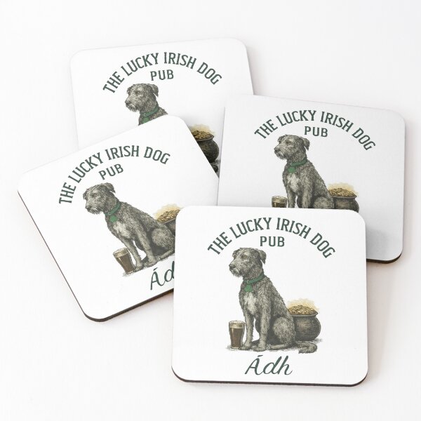 Item preview, The Lucky Irish Dog Pub designed and sold by Irish Wolfhound Central.