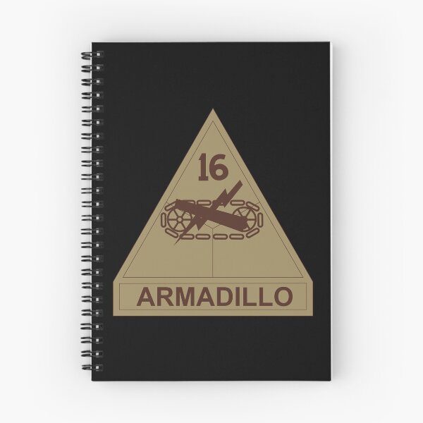 Item preview, Army - SSI - 16th Armored Division w Name Tape - Subdued Desert X 300 designed and sold by Military Insignia Products.