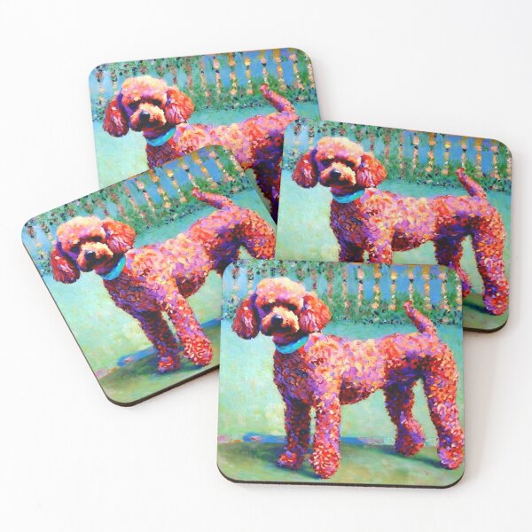 Item preview, Pet Poodle Painting for Dog Art Lovers designed and sold by WildStroke.