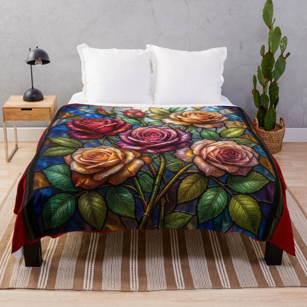 Item preview, Stained Glass Roses designed and sold by Tridentulus.