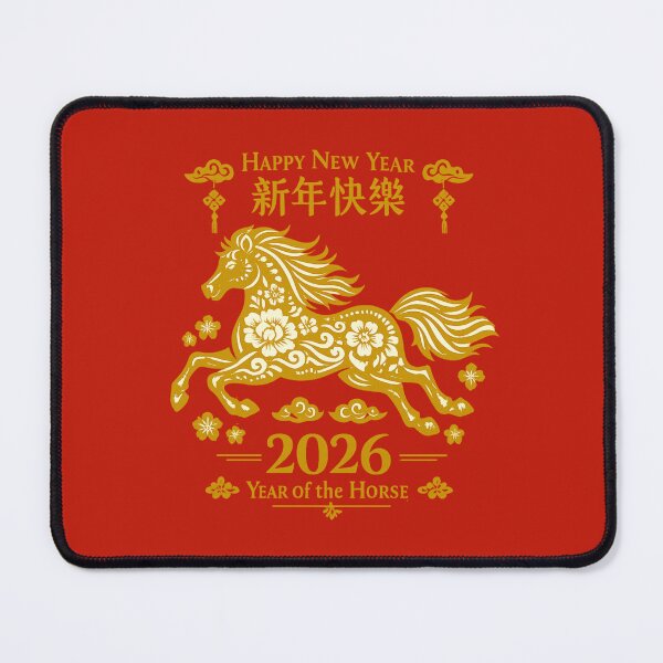 Item preview, Year of the Horse Lunar New Year | Gold Chinese New Year Papercut Art designed and sold by Moons Studio.