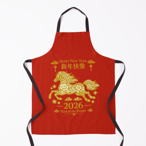 Item preview, Year of the Horse Lunar New Year | Gold Chinese New Year Papercut Art designed and sold by Moons Studio.